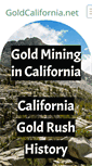 Mobile Screenshot of goldcalifornia.net